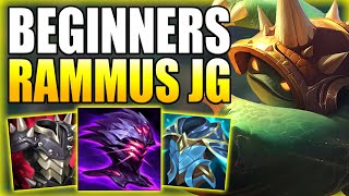 HOW TO PLAY RAMMUS JUNGLE FOR BEGINNERS INDEPTH GUIDE S13  Best BuildRunes S League of Legends [upl. by Stephannie]