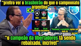 😱URUGUAIOS FICAM CHOCADOS COM A TORCIDA DO FLAMENGO E DO CORINTHIANS quotSÓ VEJO O BRASILEIRÃO AGORAquot [upl. by Assennev]