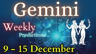 GEMINI  MITHUN RASHIFAL  WEEKLY TAROT READING  DECEMBER 2024  HOROSCOPE ASTROLOGY  IN HINDI [upl. by Hokanson]