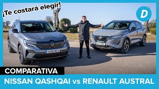 Comparativa SUV Nissan Qashqai vs Renault Austral 2023  review en español  Diariomotor [upl. by Efal]