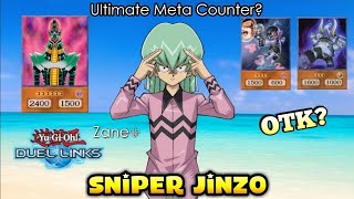 Mighty JINZO Destroy All MetaFur HireHeroes BEGONE YuGiOh Duel Links [upl. by Quintina]