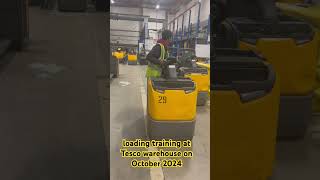 Tesco warehouse Loading training on October 2024 [upl. by Auot]