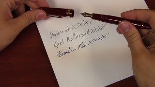 How a Fountain Pen Works Fountain Pen 101 [upl. by Boycey]