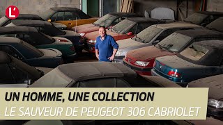 Un homme une collection  il possède pas moins de 80 Peugeot 306 CABRIOLET quotsortie de grangequot [upl. by Ellenij]