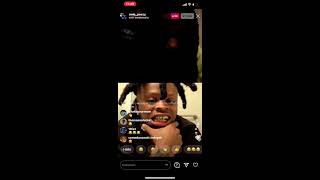 Omb Peezy Goes Live With SaeDemario 😂 [upl. by Idonah]