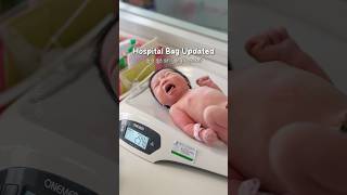 Hospital Bag Updated ✅ hospitalbag eracs caesar lahiran parents urimijireview shorts baby [upl. by Tinya]