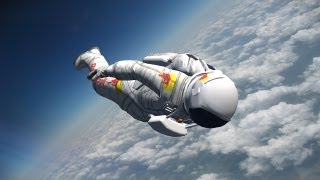 Felix Baumgartners supersonic freefall accident  with After Efects   free use [upl. by Alistair]