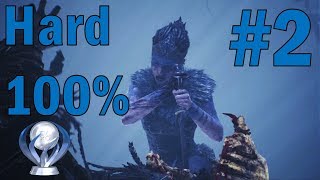 Hellblade Senuas Sacrifice  Part 2  Valravns Keep  Hard Difficulty 100 Platinum Walkthrough [upl. by Gloriane]