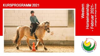 Reiten lernen Western Horsemanship  Kurs mit Anja Erckel Februar 2021  Westernreiten [upl. by Galloway]