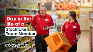 Day in the life of a Stocktake Team Member  Coles Group [upl. by Lain]