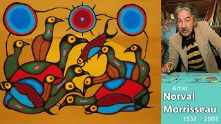 Artist Norval Morrisseau 1932  2007  Canadian Painter  WAA [upl. by Enaile542]