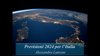 Previsioni 2024 per lItalia [upl. by Euv]