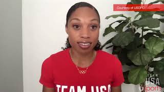 Allyson Felix voices support for political protests at the Tokyo Olympics [upl. by Wildee]