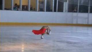 Danielle Calthorpe ice skating leona lewis [upl. by Linneman88]