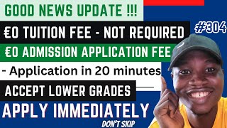 Tuition Free No Application Fee Lower Grades HND No IELTS How to apply Jena Migrate to Europe [upl. by Elatan]