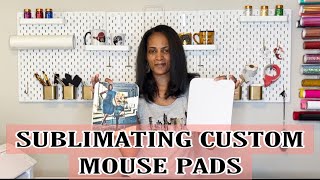 Sublimation On Mouse Pads Custom Photos So Easy [upl. by Richara265]