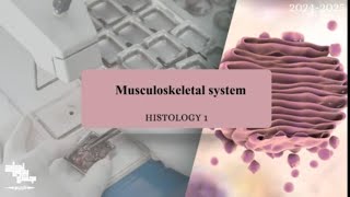 Musculoskeletal System  Histology 1  Lec 6 [upl. by Edan]