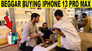 Beggar Buying IPHONE 13 Pro Max With ATM Card Prank  Rich Beggar SmartiesPrankTV [upl. by Brouwer]