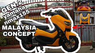 yamaha nmax155 version2 Malaysian concept sarap sa mata mga ser Dawn Mcrider [upl. by Wiburg740]