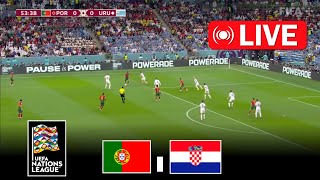 eFootball Pes 21 Gameplay  Portugal vs Croatia  UEFA Nations League 2024  Full Match Streaming [upl. by Naloc]