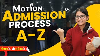 Motion Kota Admission Process How to Take Admission in Motion  IITJEE NEET Part 1 NVSir kota [upl. by Ecitsuj721]