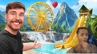 FlightReacts To 1 vs 250000000 Private Island MrBeast [upl. by Hazrit]