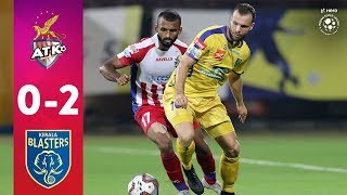 Hero ISL 201819  ATK 02 Kerala Blasters FC  Highlights [upl. by Aikkan]