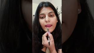 Pink lipstick and brown lipstick lineryoutubeshorts makeup lipsticktutorial [upl. by Dickey830]