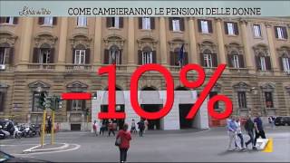 Come cambieranno le pensioni delle donne [upl. by Annayehc]