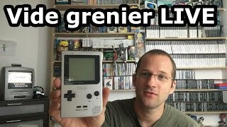 Vide grenier LIVE jeux video Retrogaming du 7 aout [upl. by Annmarie815]