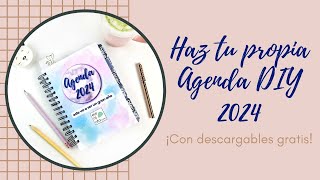 Cómo hacer tu propia agenda DIY 2024 con imprimibles gratis [upl. by Ahsropal]