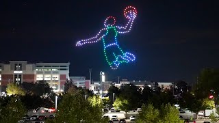 Michigan State University Izzone Campout  Firefly Drone Shows [upl. by Adnolay551]