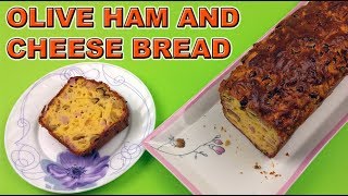 Olive ham and cheese bread  Spanska pita recept  How to make Olive ham and cheese bread [upl. by Leahcimnhoj692]