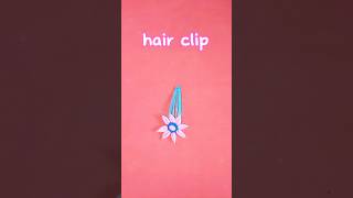 Clay hair clipHair clip making at homeshortsdiyhairclipcraft [upl. by Annel]