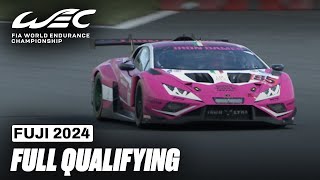 Full Qualifying Session I 2024 6 Hours of Fuji I FIA WEC [upl. by Hentrich]