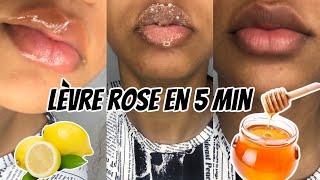 Comment avoir les lèvres rose naturellement [upl. by Niuq]