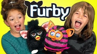 KIDS REACT TO FURBY [upl. by Teddman]