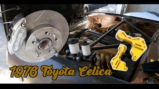 1JZ 1976 Toyota Celica Gets Techno Toy Tuning Disc Brake Conversion And Much More [upl. by Gisser330]