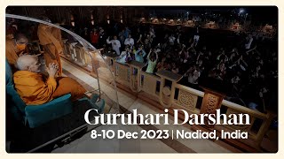 Guruhari Darshan 810 Dec 2023 Nadiad India [upl. by Enilegnave905]