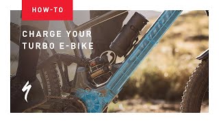 How to charge your Ebike  Specialized Turbo Ebike maintenance [upl. by Yssep]