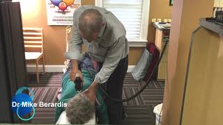 Chiropractic Adjustment without Cracking the Neck or Spine [upl. by Haggi961]