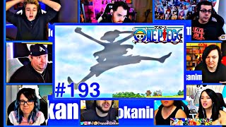 One Piece Episode 193 Reaction Mashup [upl. by Ulane]