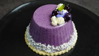 How to Make a Stunning Blueberry Diplomat Cake  Delicious amp Elegant Dessert Recipe [upl. by Hpotsirhc]