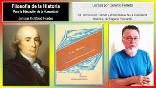 Filosofía de la Historia 01 Introducción Herder y el Nacimiento de La Conciencia Histórica [upl. by Husha]