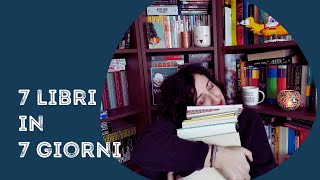 7 libri in 7 giorni  Reading Vlog con sfida di lettura [upl. by Lewin643]