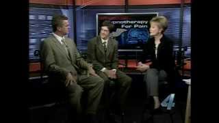 Hypnotherapy News Anchor hypnotized for pain control live on KFOR channel 4 TV news [upl. by Mauralia]