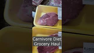 Carnivore Diet Grocery Haul weightloss carnivorediet ketocarnivore healthylifestyle carnivore [upl. by Amalbergas]