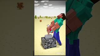 MINECRAFT COMEDY SHORT 😆 trending short viral [upl. by Airtemed]