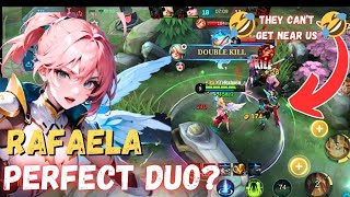 BEST MARKSMAN TO SUPPORT USING RAFAELA  RAFAELA BEST BUILD 2024  MOBILE LEGENDS [upl. by Antipus527]