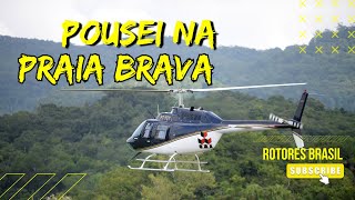 De Blumenau Para Itajaí De Helicóptero Bell 206 Jet Ranger  Com Fonia [upl. by Stanly302]